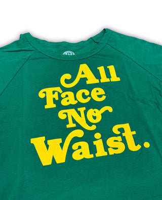 All Face No Waist Crop Top - Emerald Green